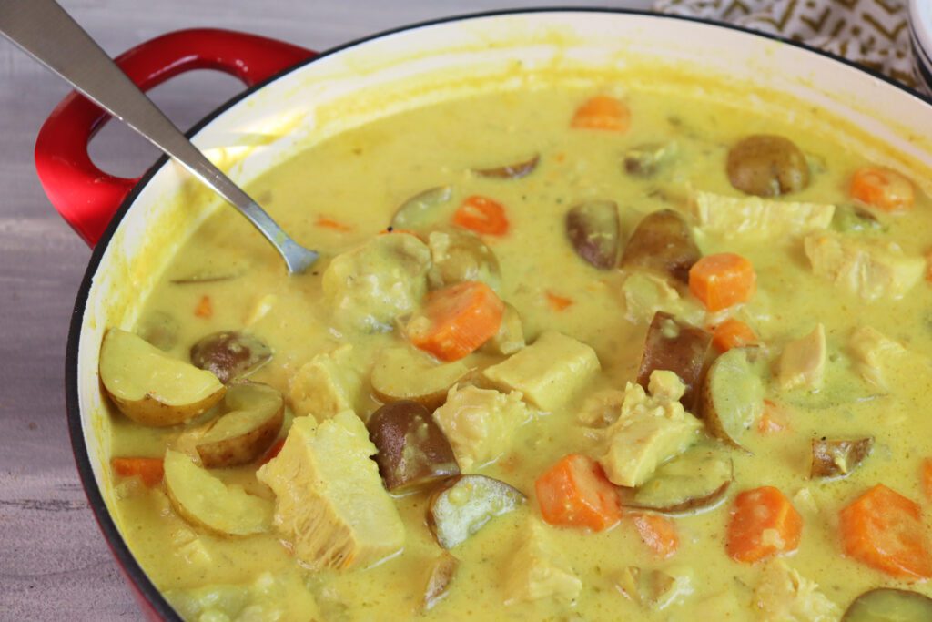 Yellow Chicken Curry with Potatoes & Carrots