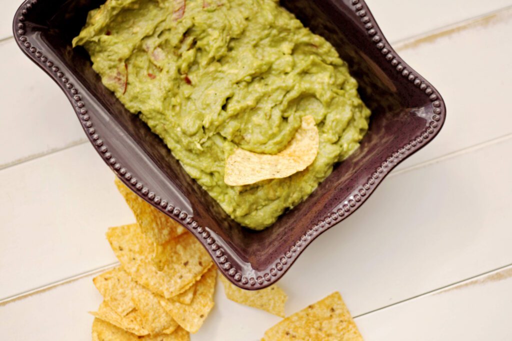 Simple Easy Guacamole Dip