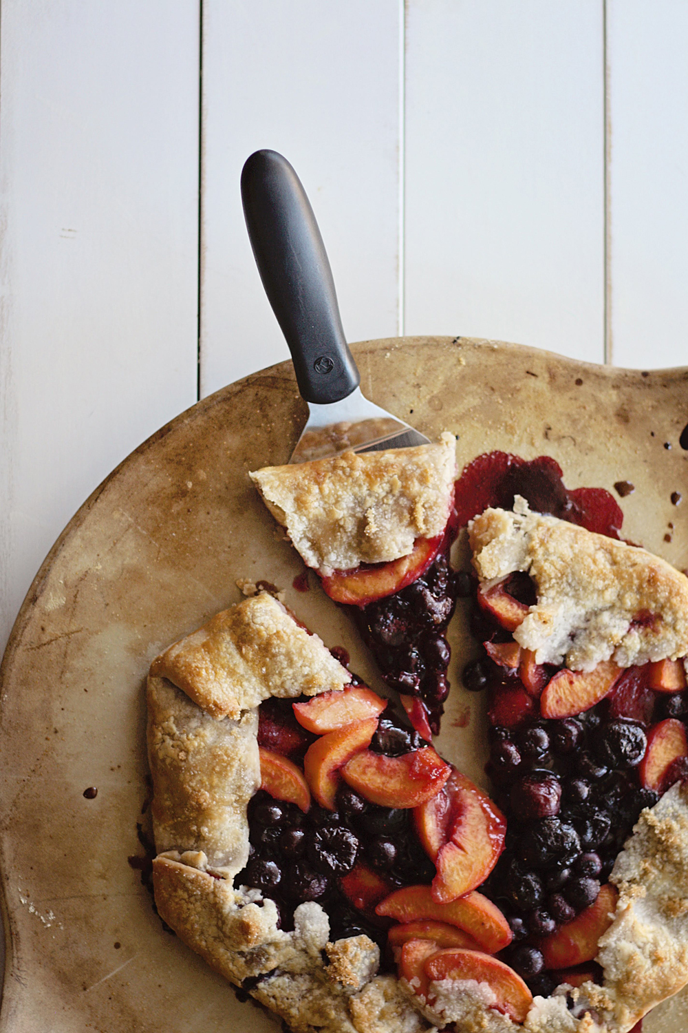 Cherry, Blueberry, & Peach Galette