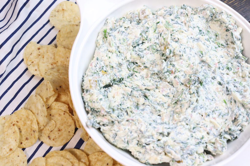 Spicy Spinach Bacon Dip