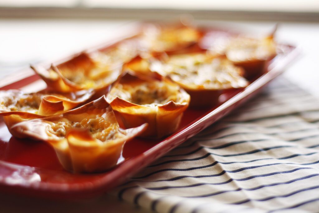 Tex-Mex Wonton Cups