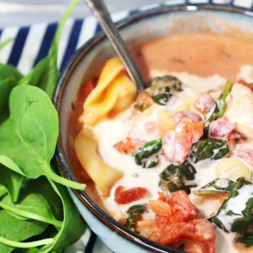 Tomato Spinach Tortellini