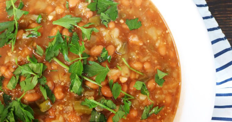 The Best Tangy Pork and Beans