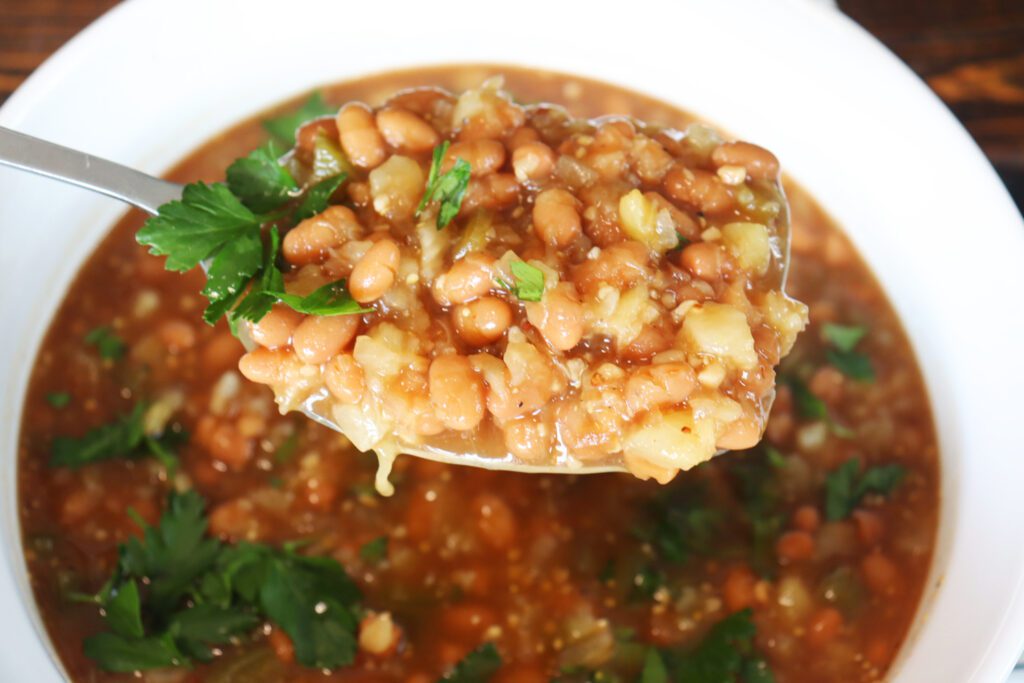 Tangy Pork and Beans