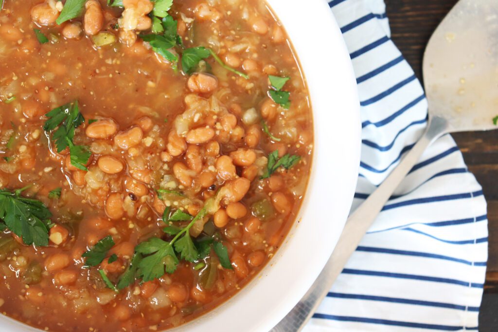 Tangy Pork and Beans