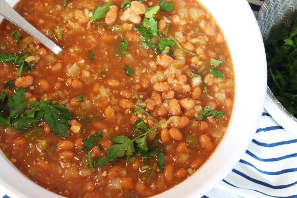 Tangy Pork and Beans