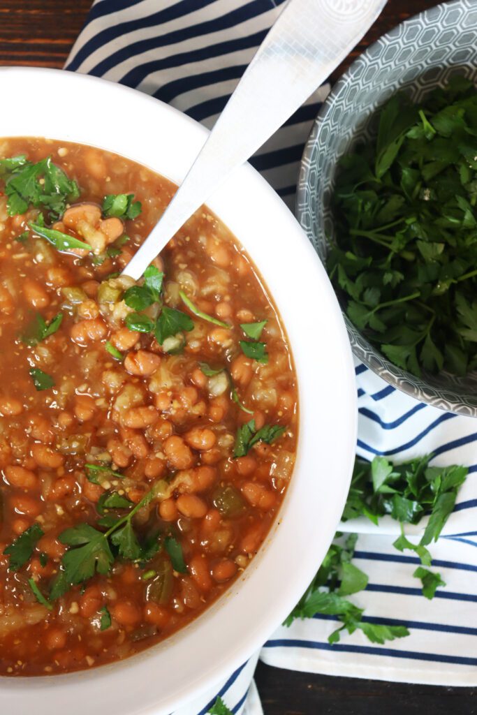 Tangy Pork and Beans